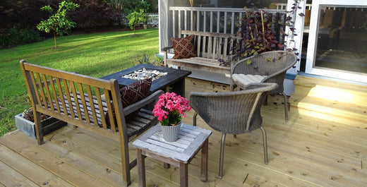 Adding Plants Near a Backyard Fire Pit